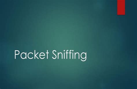 Basic Knowledge about Packet Sniffing - Blogging Dart