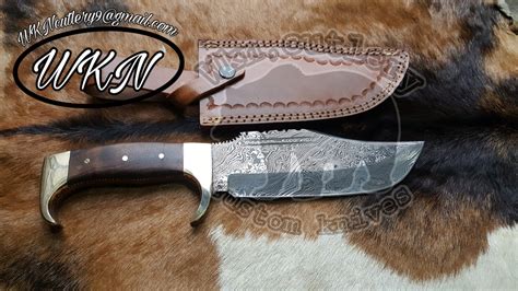 Damascus Steel Hunting Knife - WKN Hunting Gears