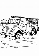 Fire Engine Colouring Pages  Coloring Page Truck Vehicle Trucks sketch template