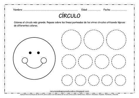 RECURSOS DE APOYO EDUCATIVO: Cuatro figuras geométricas para niños de preescolar para imprimir ...