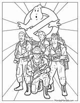 Ghostbusters Coloring Pages Colouring For Kids Sketch Page sketch template