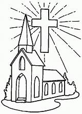 Inside A Church Coloring Page Pages sketch template