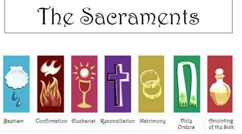 The Sacraments | St. Mary, Our Lady Queen of Families