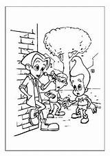Jimmy Neutron Boy Genius Coloring Pages sketch template