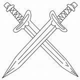 Sword coloring pages  ColoringLib sketch template