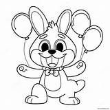Toy Bonnie With Colorful Balloons Coloring Page 15491 12203 sketch template
