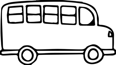 Bus Black And White Clipart | Free download on ClipArtMag