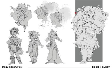 ArtStation - COOK QUEST - Character Design, Erin Shin | Character ...