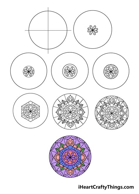 Mandala Drawing - How To Draw A Mandala Step By Step