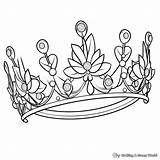 Coloring Pages Of Princess Tiaras sketch template