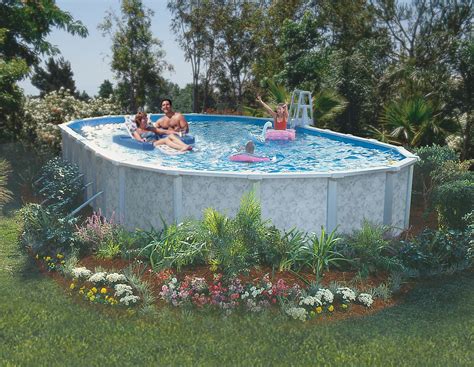 GSM 10' x 15' Oval Above Ground Pool Package, 52" Height - Free Shipping - Toys & Games ...