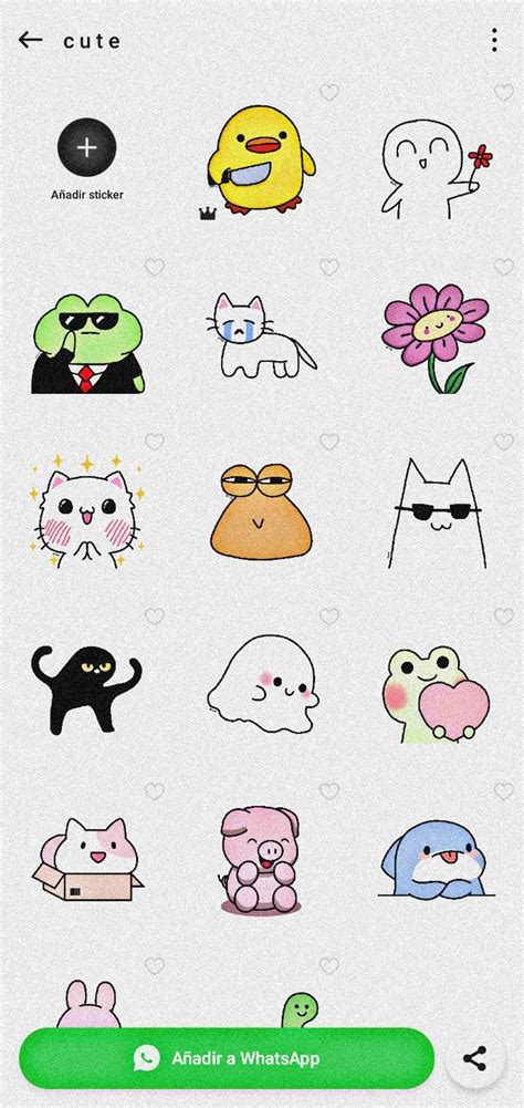 Stickers cute para WhatsApp | Make your own stickers, Doodles, Cute