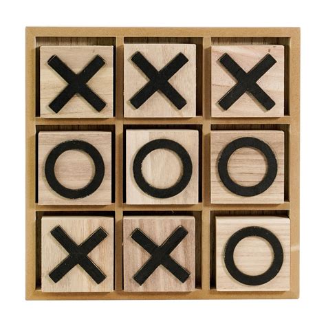 American Art Decor Wood Tic Tac Toe Board Game & Reviews | Wayfair