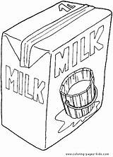Milk Carton Coloring Page sketch template