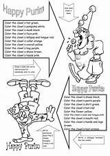 Clown Coloring Page Download Printable PDF  Templateroller sketch template