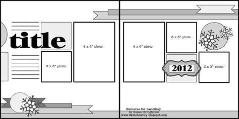 scrapbooking 2 page layouts