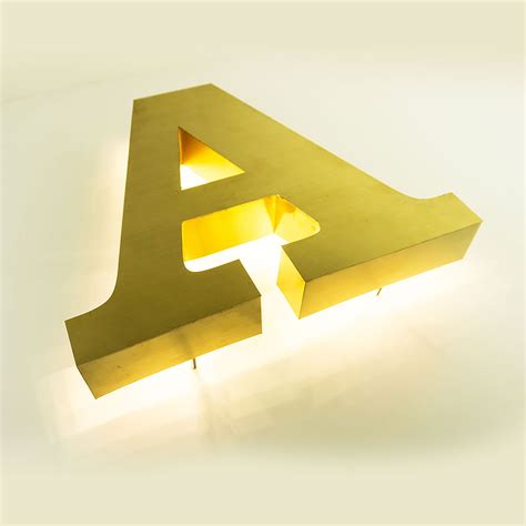 3D Backlit Sign for Business Metal Logo Sign 3D Led Sign - Etsy