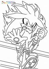 Silver The Hedgehog Coloring Pages  Free Printables sketch template