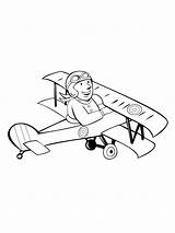 Pilot Coloring Pages  Best For Kids Airplane coloring sketch template
