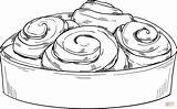 Cinnamon Rolls coloring Page  Free Printable Coloring Pages sketch template