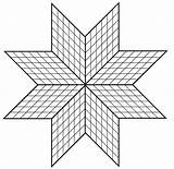 Double Star Quilt Pattern Coloring Pages sketch template