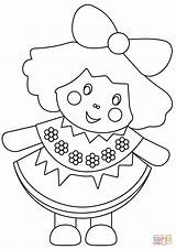 Doll coloring page  Free Printable Coloring Pages sketch template