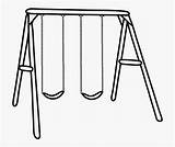 Playground Swings Coloring Pages Sketch Page sketch template