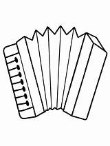 Accordion Coloring Book Fun And Creative Designs For  sketch template