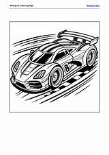 Color In Racing Car Coloring sketch template