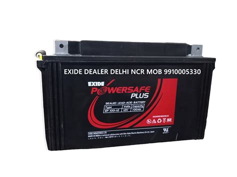 Exide Powersafe SMF Battery 12V-100ah, Model Number/Name: EP100-12, Rs 5750 /piece | ID: 20818346348