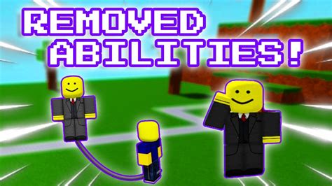 ALL REMOVED ABILITIES! | Ability Wars - YouTube