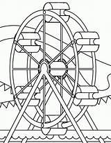 Ferris Wheel Coloring Page  Home sketch template