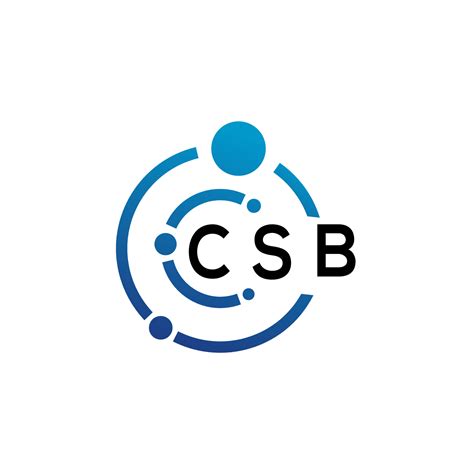 CSB letter logo design on white background. CSB creative initials ...