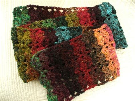 Crochet Scarf Noro Yarn by SapphireSomething on Etsy