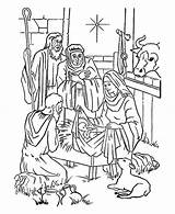 Bible Coloring Pages Birth Of Jesus sketch template