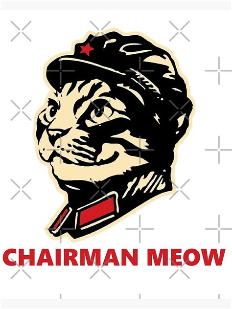 "Chairman Mao Meow cat meme China" Photographic Print by GarciaPayan ...