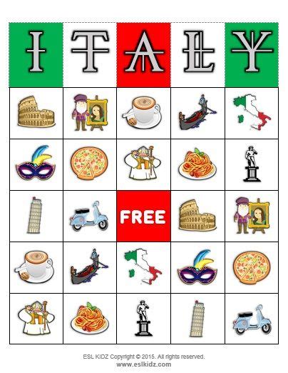 Italy Classroom Center Activity Bundle | Italy for kids, Learning italian, Classroom centers