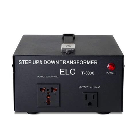 Buy ELC T Series 3000 Watt Voltage Converter Transformer - Step Up/Down ...