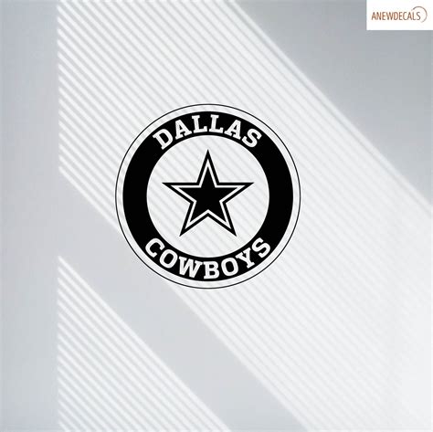 Wall Vinyl Decal Dallas Cowboys Logo Football Emblems Sport | Etsy