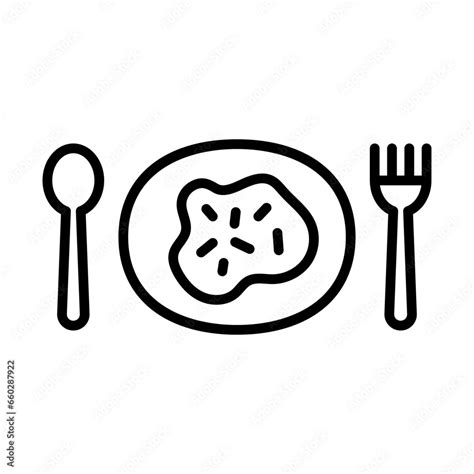 Kid meal hygiene icon with black outline style. meal, food, healthy, lunch, child, breakfast ...