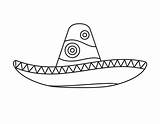 Nice Mexican Sombrero Coloring Page  Free Printable Pages For sketch template