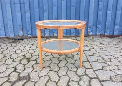 Danish Art Deco Oak and Glass Coffee Table, 1930s for sale at Pamono