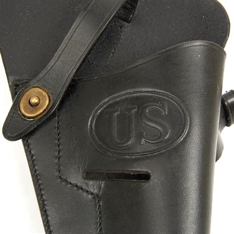 Beretta 92 Model Black Leather Shoulder Holster Embossed U.S. | eBay