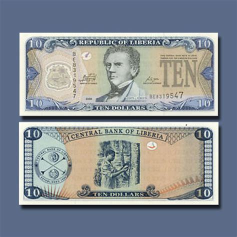 Liberia 10 Dollars banknote of 1999-2011 | Mintage World