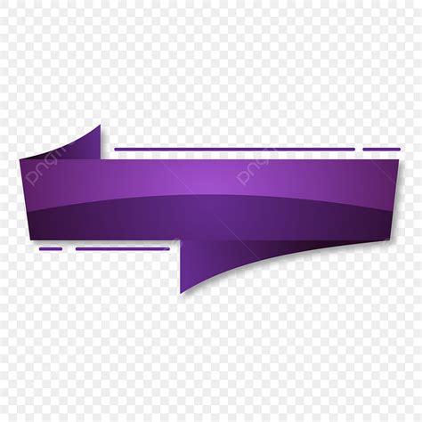 Blank Ribbon Vector Hd Images, Blank Purple Ribbon Banner Element Design, Sale, Advertisement ...