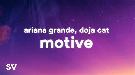 Motive Lyrics Ariana Grande & Doja Cat (2020) | Qzlyrics