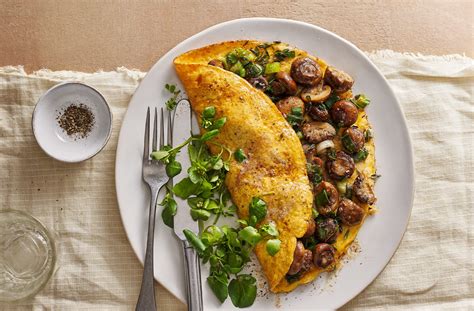 Brown butter mushroom omelette | Tesco Real Food