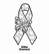Awareness Ribbon Coloring Page sketch template