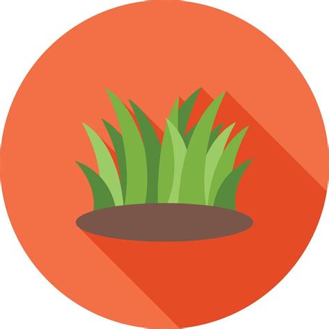 Grass Flat Long Shadow Icon 11267141 Vector Art at Vecteezy