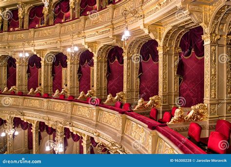 Luxury Interior of Hungarian State Opera House in Budapest Editorial Stock Photo - Image of ...